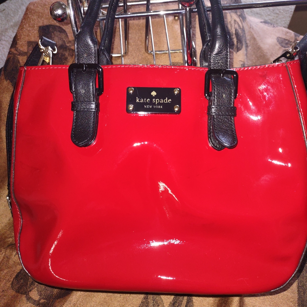 Kate Spade Red and Black Women's Bag